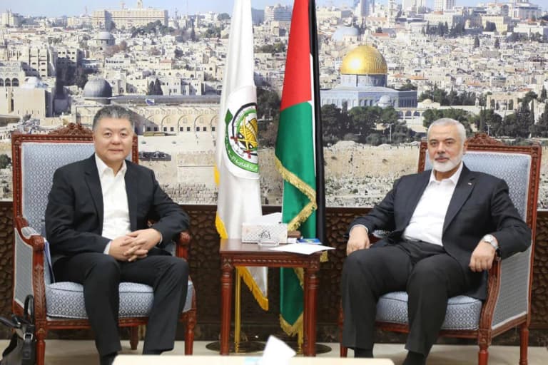 Xitoy elchisi Qatarda HAMAS siyosiy rahbariyati bilan uchrashuv o‘tkazdi