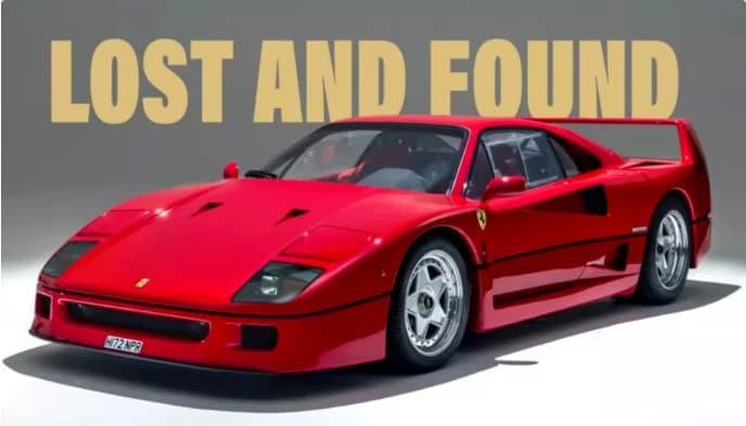 Salkam chorak asr avval o‘g‘irlangan Ferrari egasiga qaytarildi