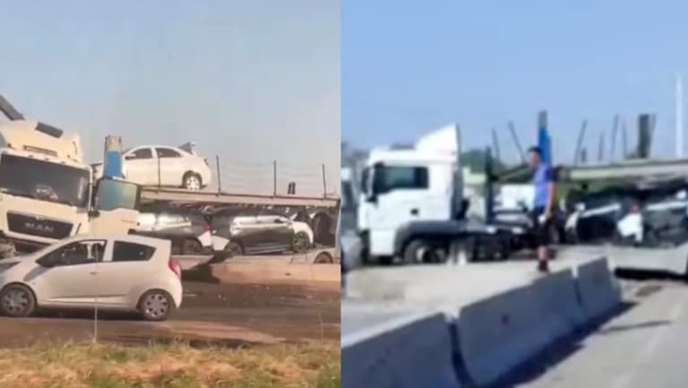 Жиззахда Cobalt, Tracker ва Equinox ортилган автотрейлер ЙТҲга учради