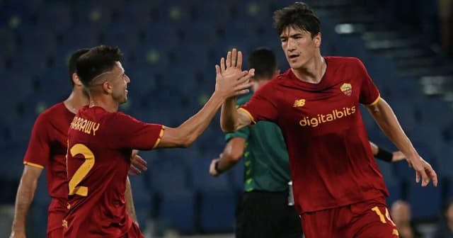 “Рома” завершила первый тайм с преимуществом 2:0