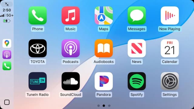 iOS 18.4 beta CarPlay интерфейсини яхшилади