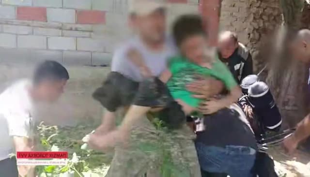 A 7-year-old boy fell into a 40-meter-deep well in Andijan (video)