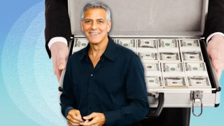 Is it true that George Clooney shared 14 million dollars with his friends?