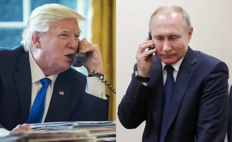 Трамп ва Путин телефон орқали гаплашди: Украина билан тинчлик музокаралари бошланади