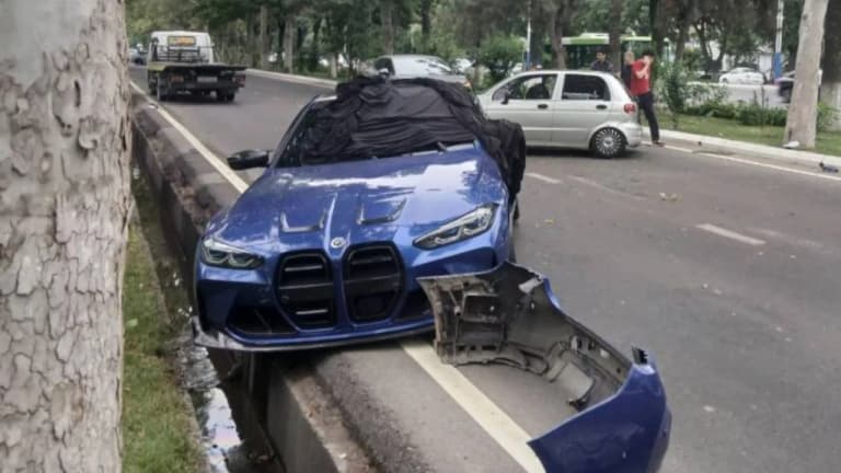 Тошкентда BMW ва Matiz тўқнашди