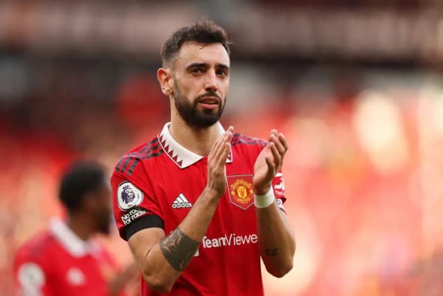 Bruno Fernandes was named the best player of the season at Manchester United