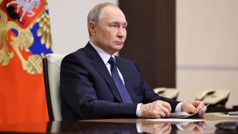 Владимир Путин: «Киев режими терроризм йўлидан бормоқда»