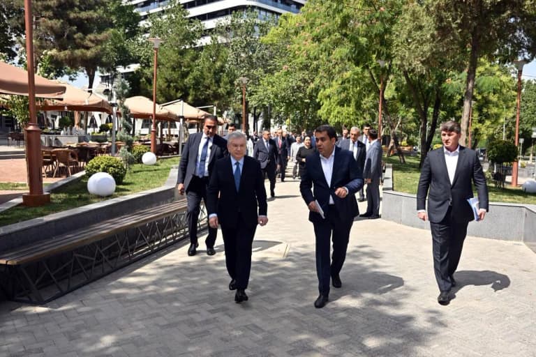 Taşkent’te 26 cadde artık 24 saat açık canlı alan olacak