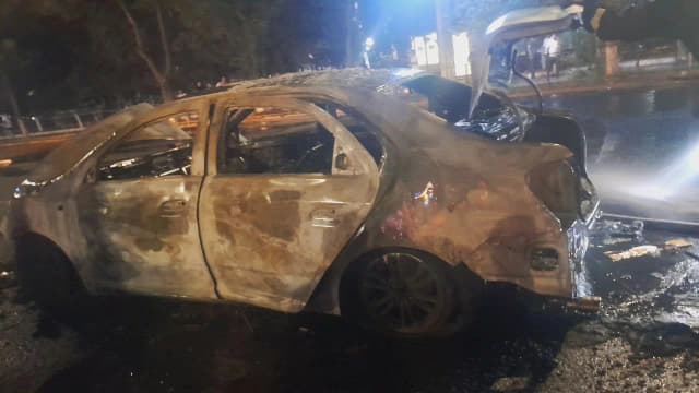Чилонзордаги авто ёнғини 4 инсонни жароҳатлантирди