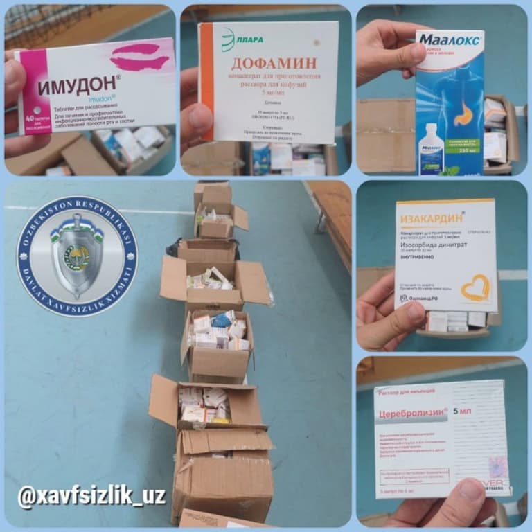 978 illegal medicines seized in Bukhara