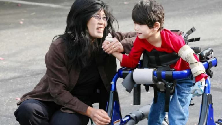 8-year-old boy miraculously walks again