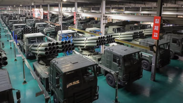 Is Chinese weaponry being sent to Russia via North Korea?