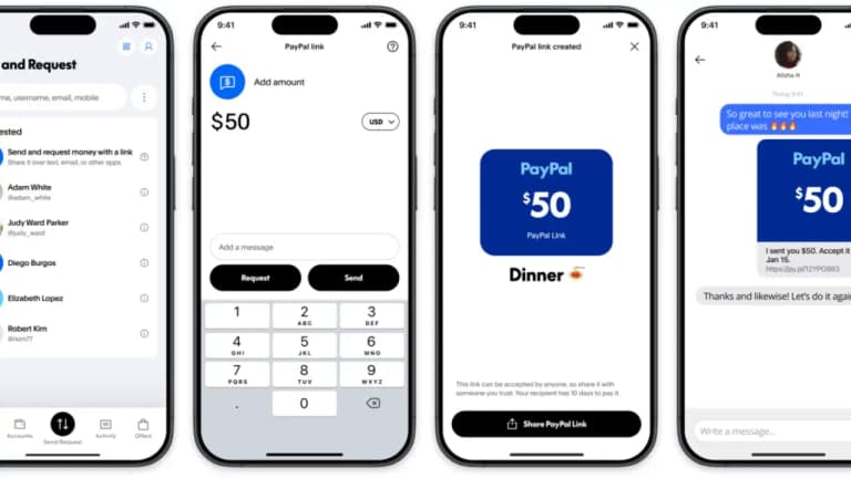 PayPal шахсий тўлов ҳаволаларини жорий қилди