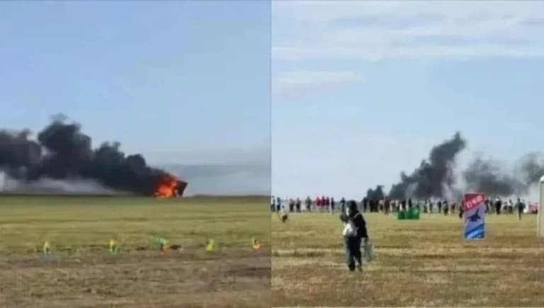 Хитойдаги учар автомобиллар синови ҳалокат билан якунланди