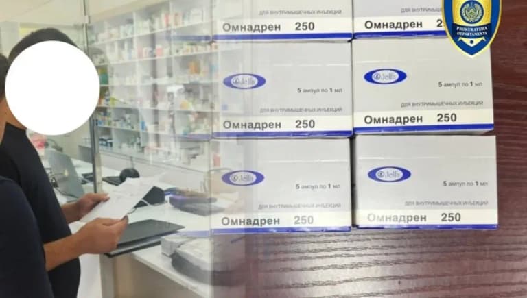 Шифокор рецептисиз кучли таъсир қилувчи дорилар сотган дорихона ходимлари ушланди