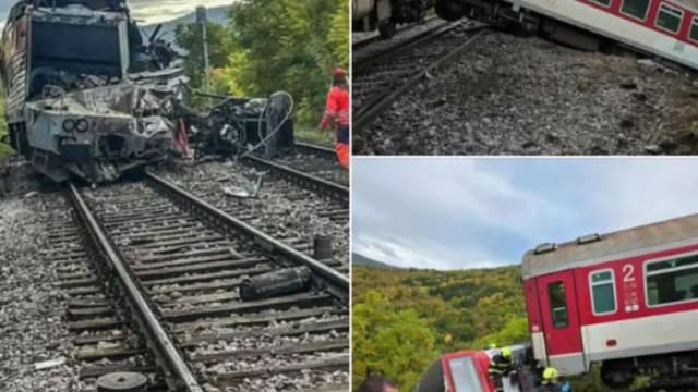 Slovakiyada ikki poyezd to‘qnashdi, 100 ga yaqin yo‘lovchi jabrlandi