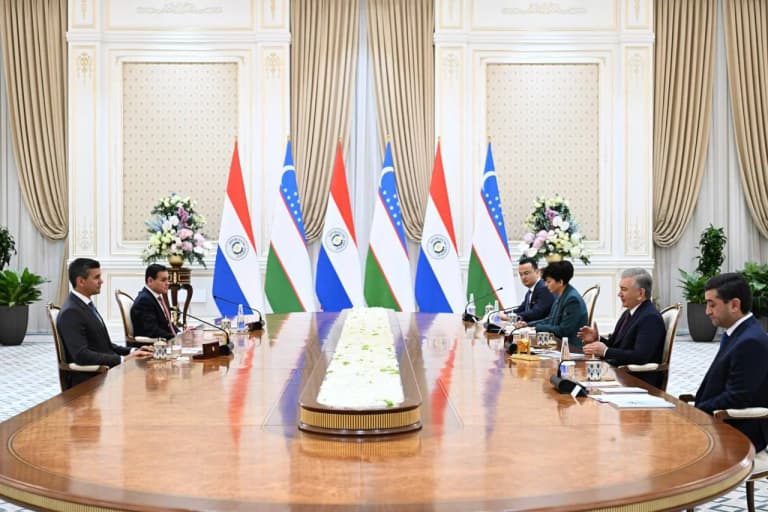 Шавкат Мирзиёев провёл переговоры с президентом Парагвая в Ташкенте