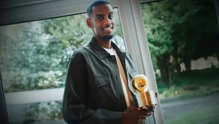 Alexander Isak, 2025 Yılının İsveç'in En İyi Oyuncusu Seçildi