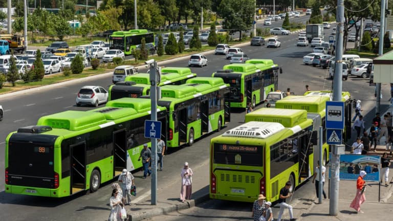 Избавится ли Ташкент от пробок? План - 60% общественного транспорта