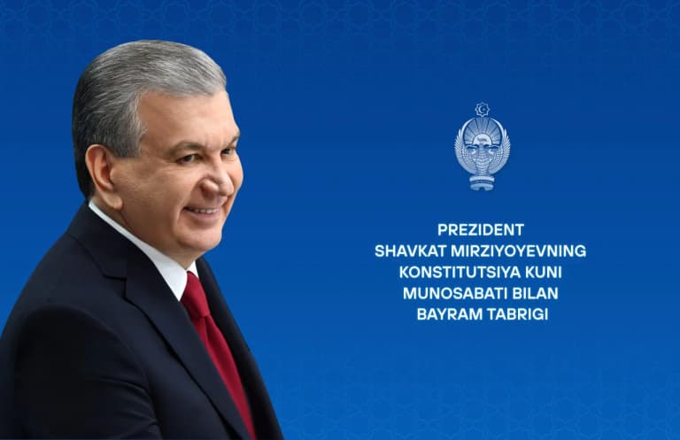Шавкат Мирзиёев Өзбекстан халқын Конституция күнімен құттықтады