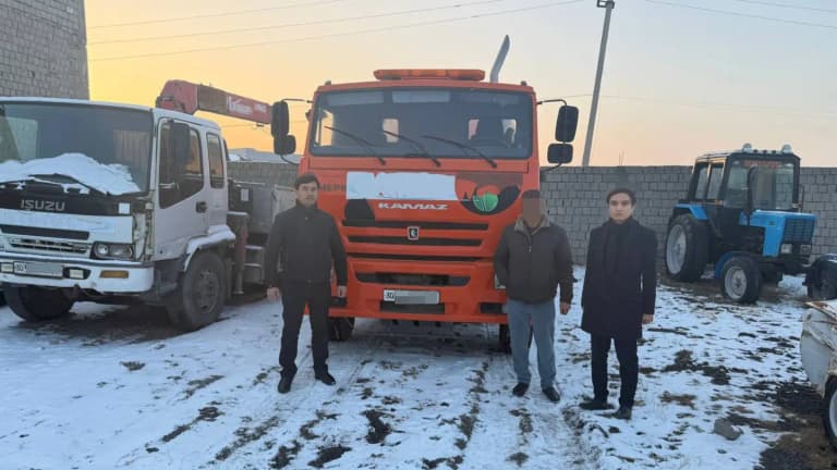 Borçlu şirkete ait araç haczedildi