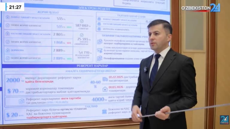 Özbekistan'da yaklaşık 6.000 ilacın fiyatı düşürülecek