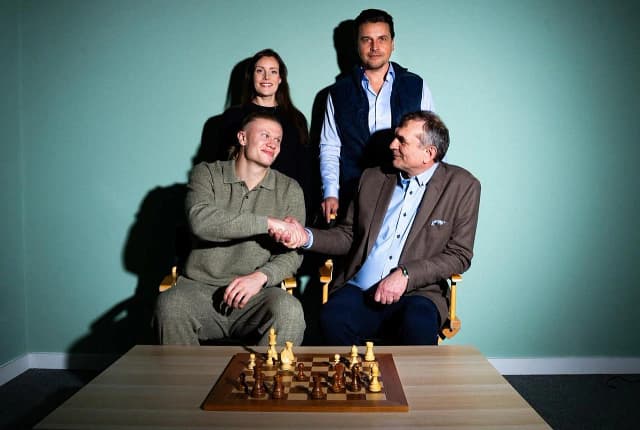 Haaland joined the chess project with investors