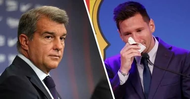 Laporta, Messi'nin ayrılığının doğru olduğunu söyledi