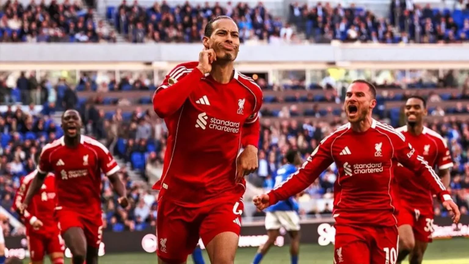 “Liverpool” snatched victory in the derby in the final minutes