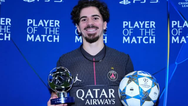 PSG orta saha oyuncusu Vitinha finalin kahramanı seçildi