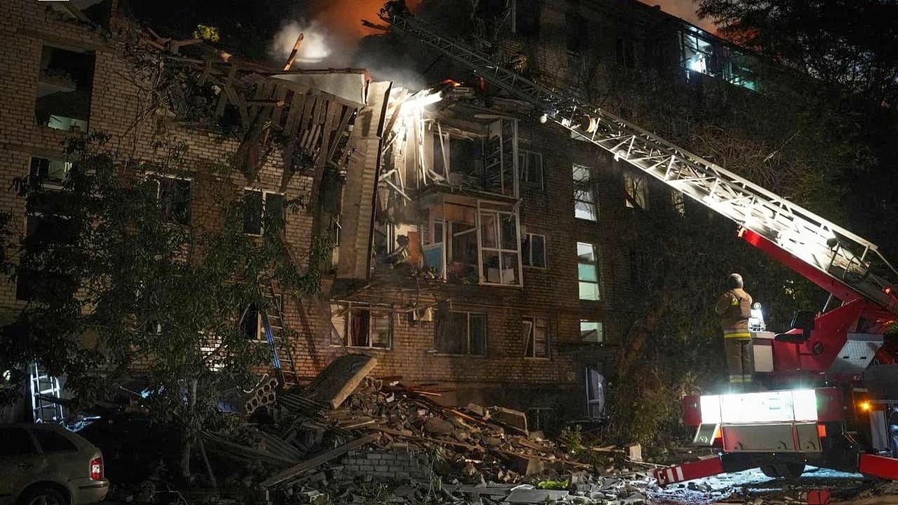 Ukrainian cities hit by fresh mass missile and drone attacks