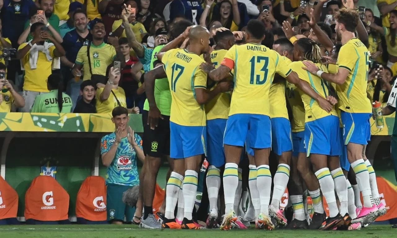 La selección de Brasil derrota a Panamá con una goleada