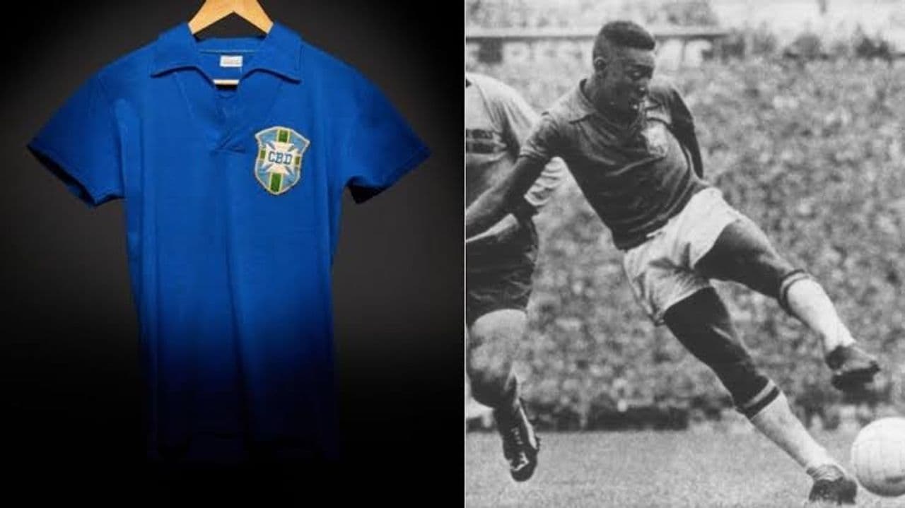 La camiseta histórica del Rey del Fútbol se subasta a precio récord