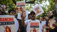 Six Arrested Following 'Cockroach Party' Protest