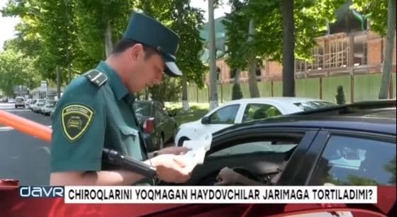 Ҳайдовчилар кундузи автомобиль чироқларини ёқиб юришдан норози (видео)