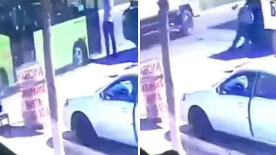 Toshkentda avtobus yo‘l bo‘yida telefonda gaplashayotgan piyodani urib yubordi
