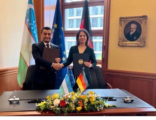 Baxtiyor Saidov va Annalena Berbok hamkorlikni chuqurlashtirish to‘g‘risidagi deklaratsiyani imzoladi