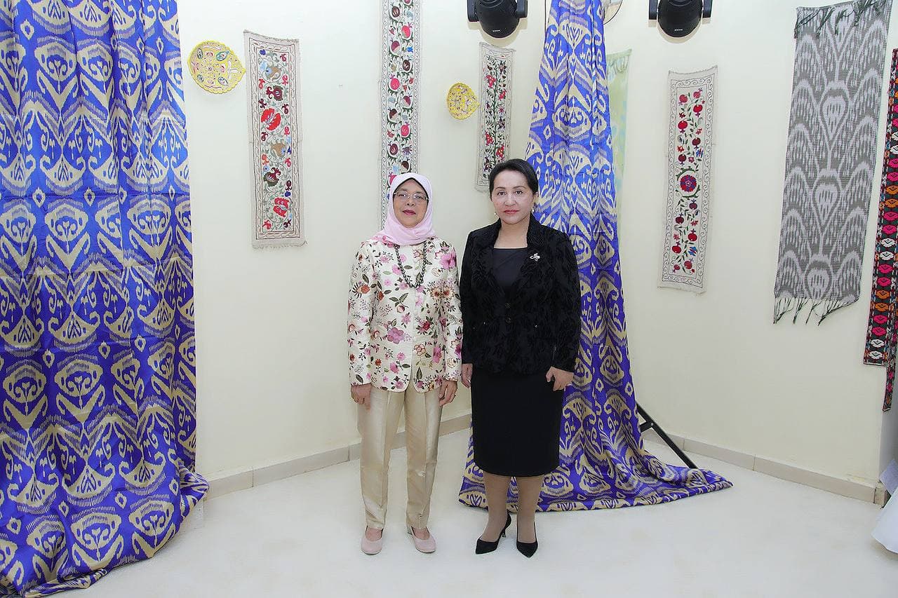 Tanzila Norboyeva  Singapur prezidenti Halima Yaqub bilan uchrashdi
