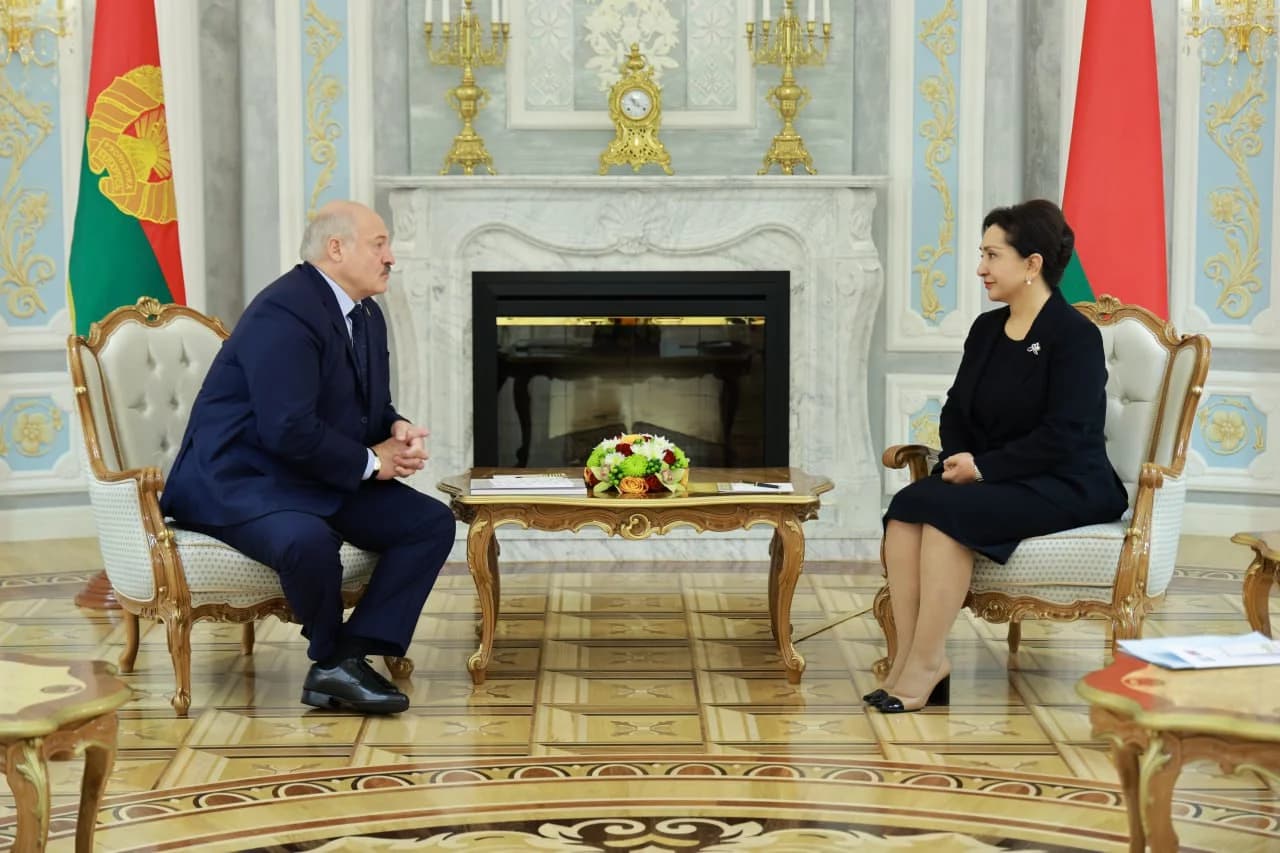 Tanzila Norboyeva Aleksandr Lukashenko bilan uchrashdi