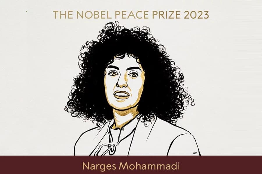 Tinchlik bo‘yicha Nobel mukofoti Nargis Muhammadiyga berildi