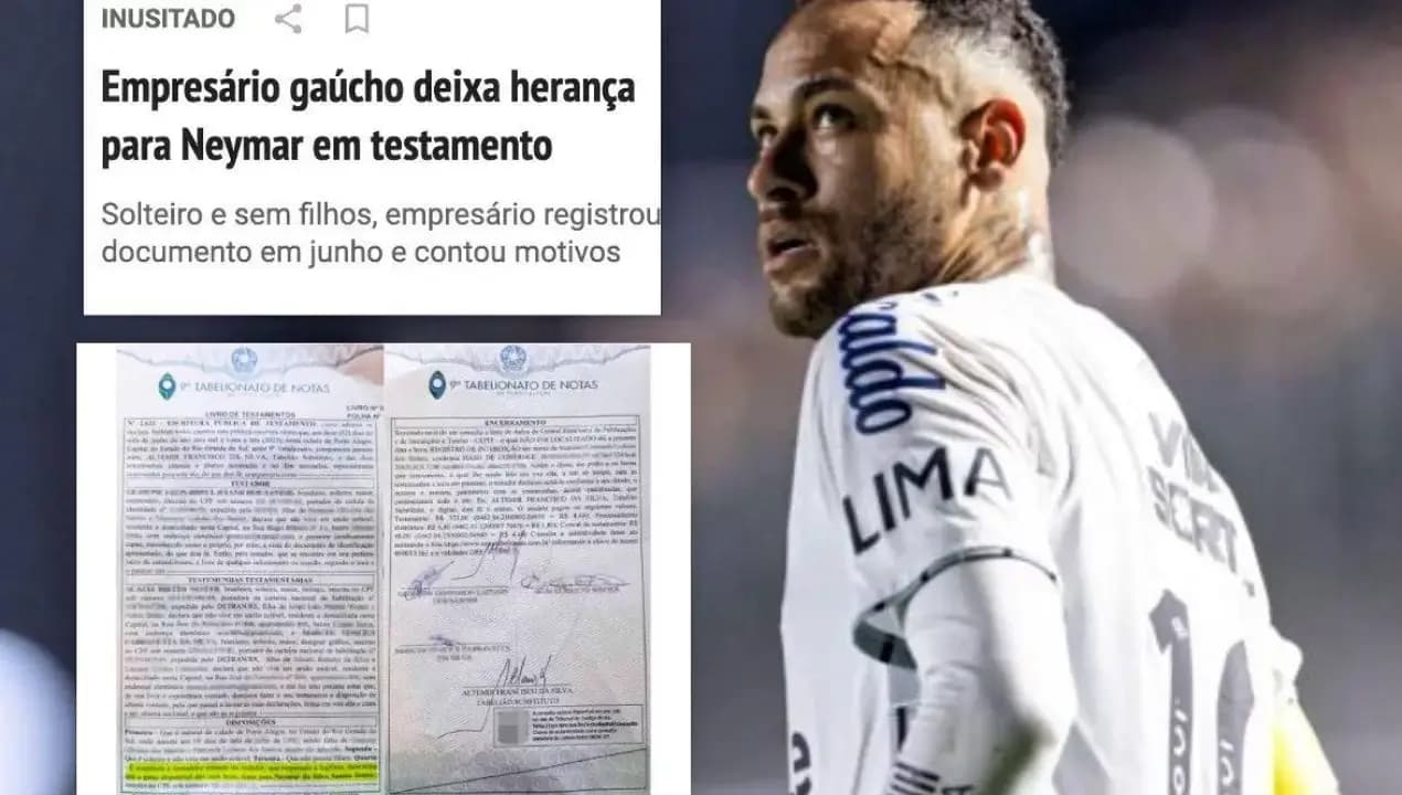 Braziliyalik biznesmen haqiqatdan $1 milliardni Neymarga vasiyat qildimi?