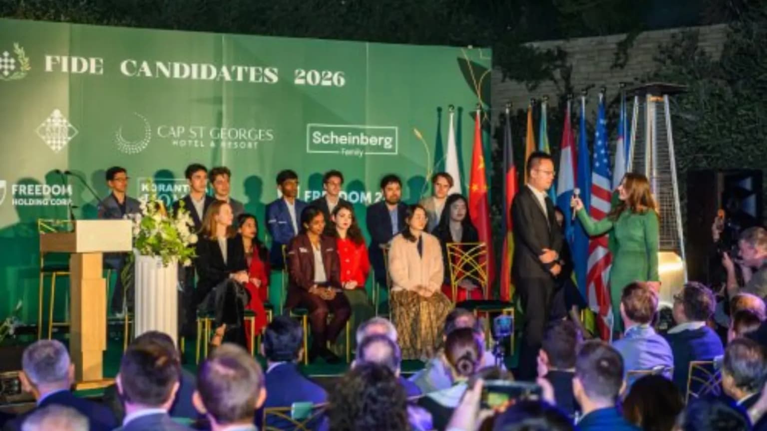 Кипрда FIDE номзодлар турнири очилиш маросими тантанали ўтди