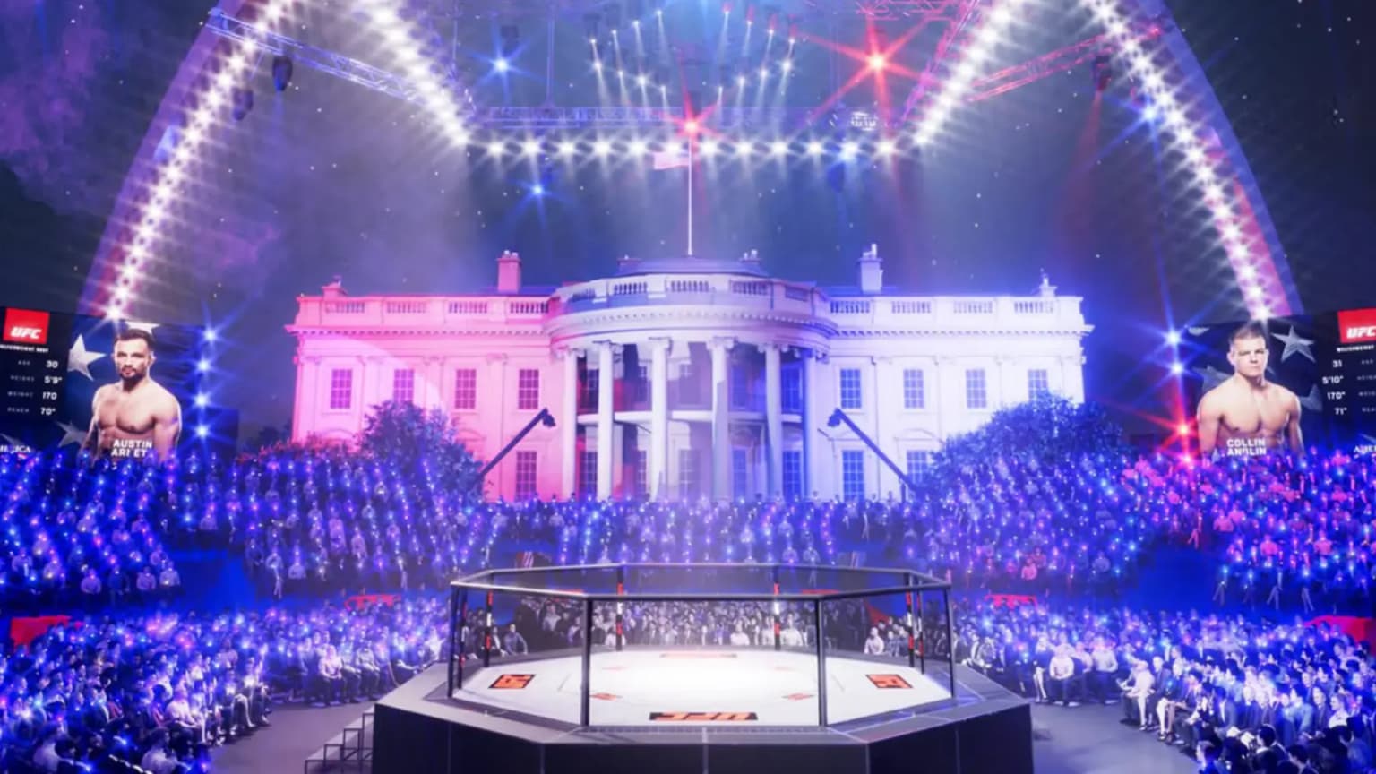 Оқ Уйда бўлиб ўтадиган UFC турнири карди расман эълон қилинди