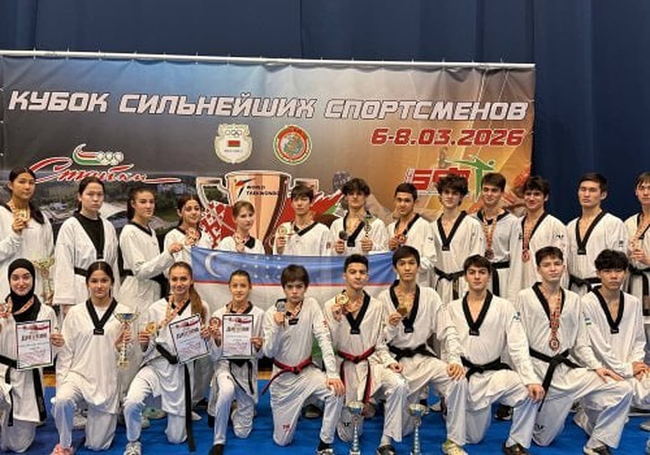 Ёш таэквондочиларимиз Минскдаги мусобақада 16 та медал қўлга киритди