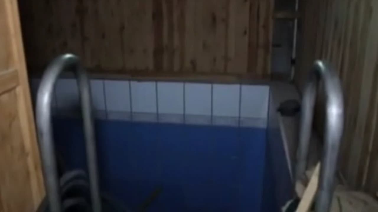Illegal swimming pool discovered inside an apartment building in Navoi
