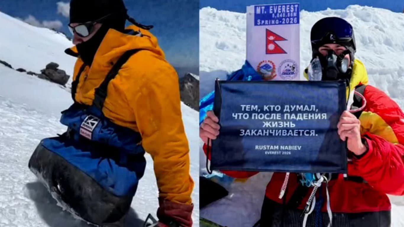 The Alpinist Who Conquered Everest With His Hands