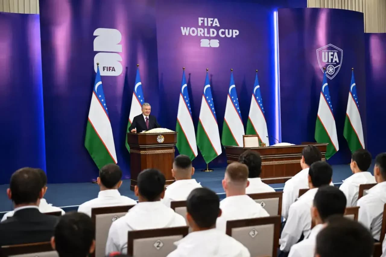 Prezident futbolchilarga ishonch bildirib, mardona o‘ynashga chaqirdi (foto)