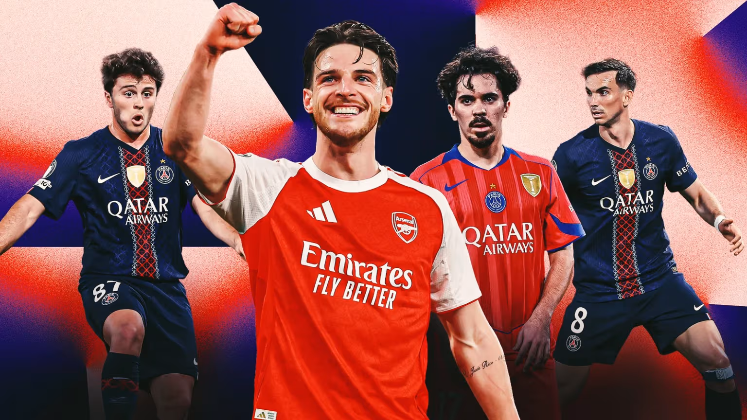 Declan Rice против PSG: докажет ли звезда Arsenal, что он лучший в мире