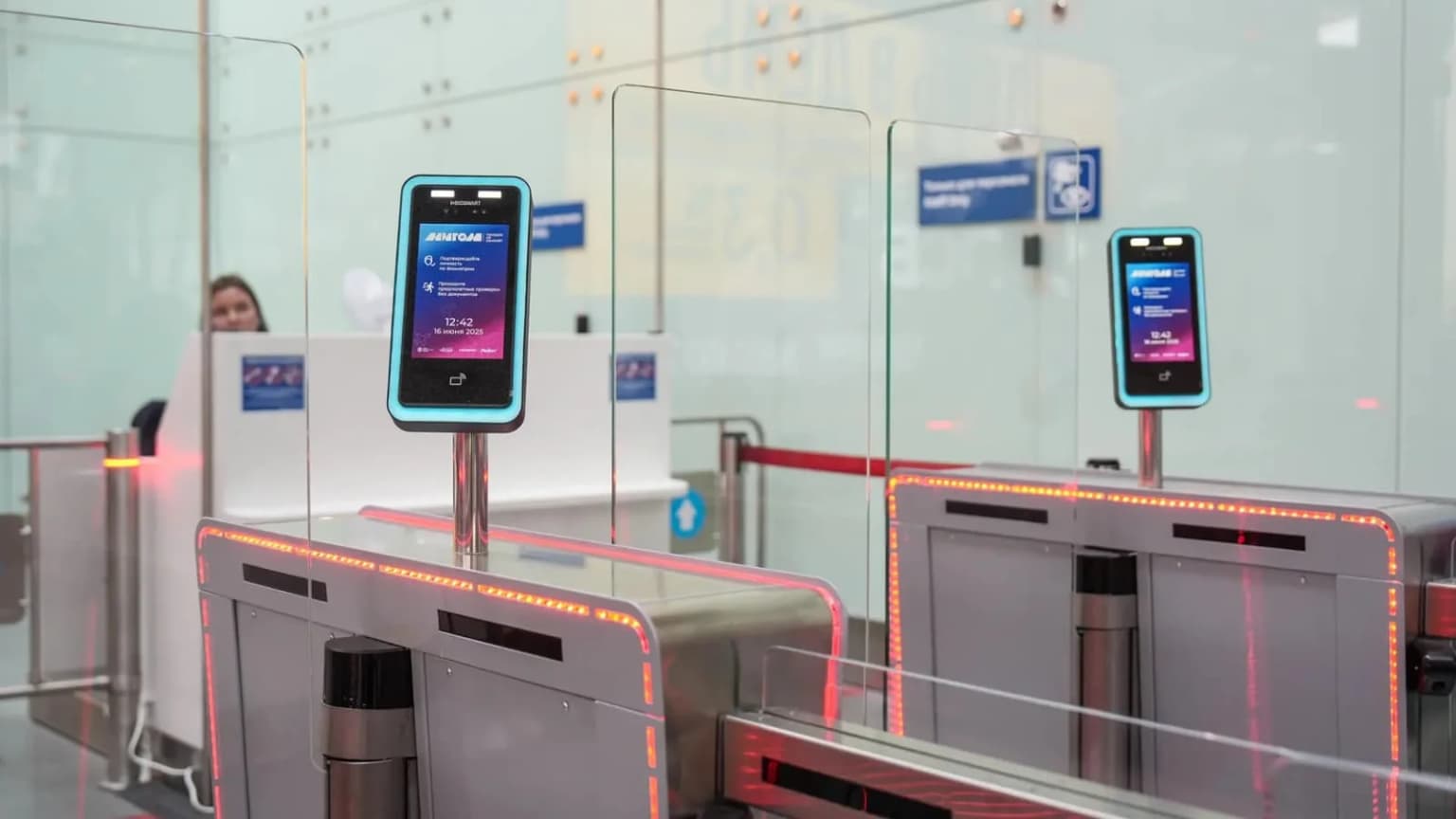 Migom biometric passage system launching at Pulkovo Airport