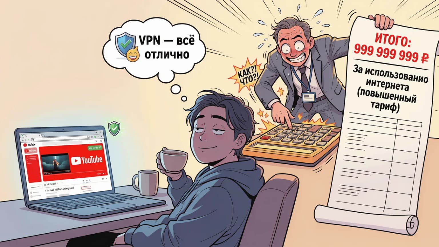 Introduction of additional fees for VPN traffic in Russia postponed until autumn